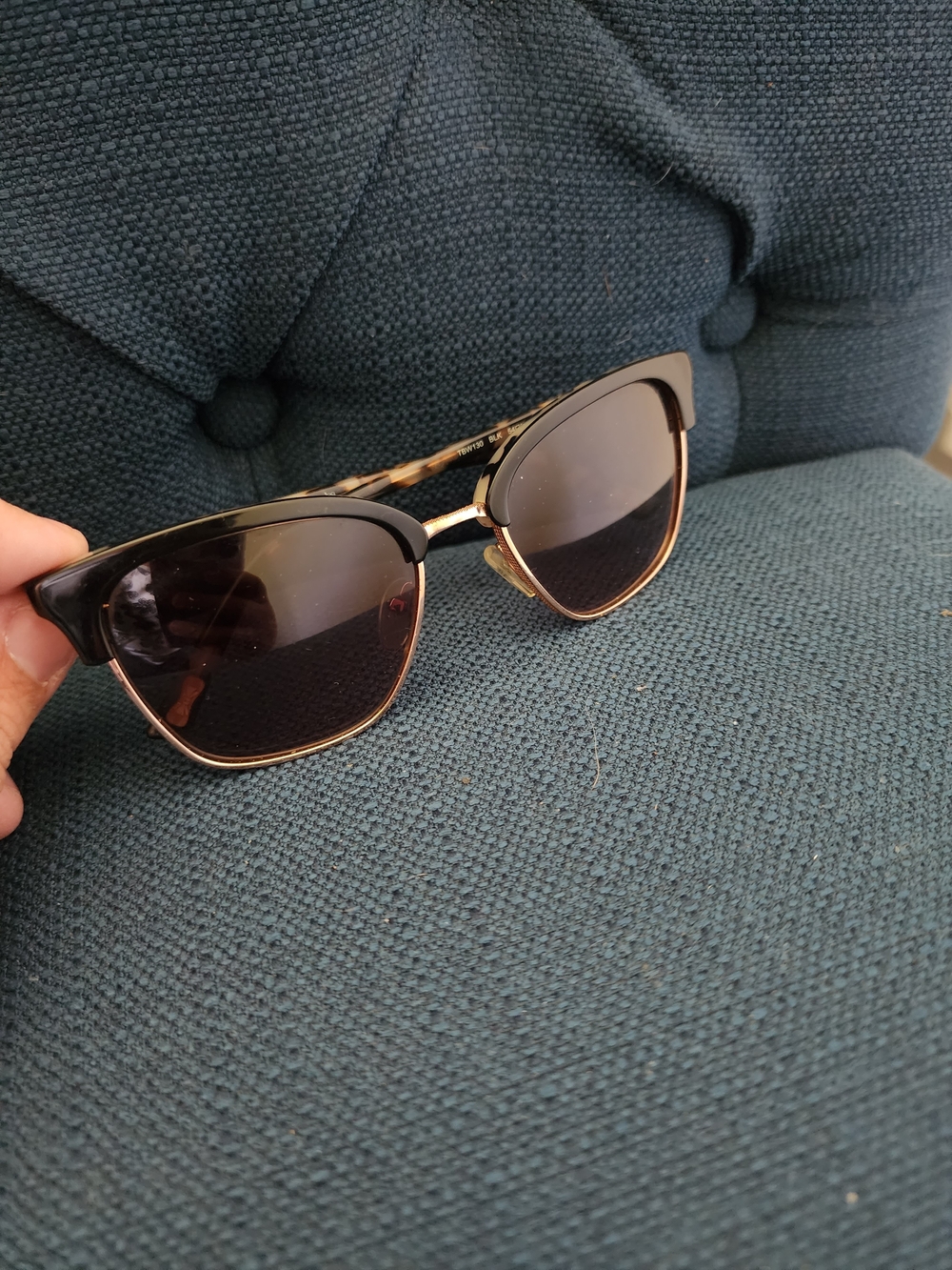 Ted Baker TBW 130 BLK Black Havana Gradient Sunglasses